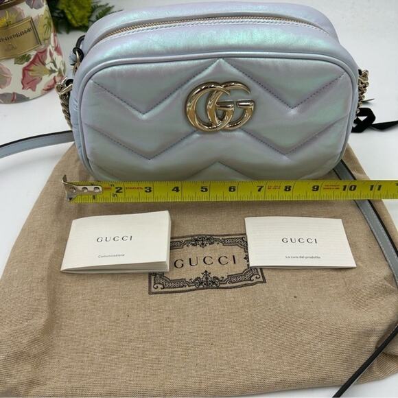 Women's Gucci GG medium Mormont shoulder bag Made in Italy - Picture 12 of 14